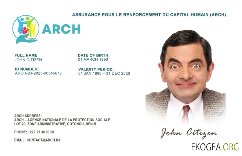 Carte d'assurance maladie du Bénin